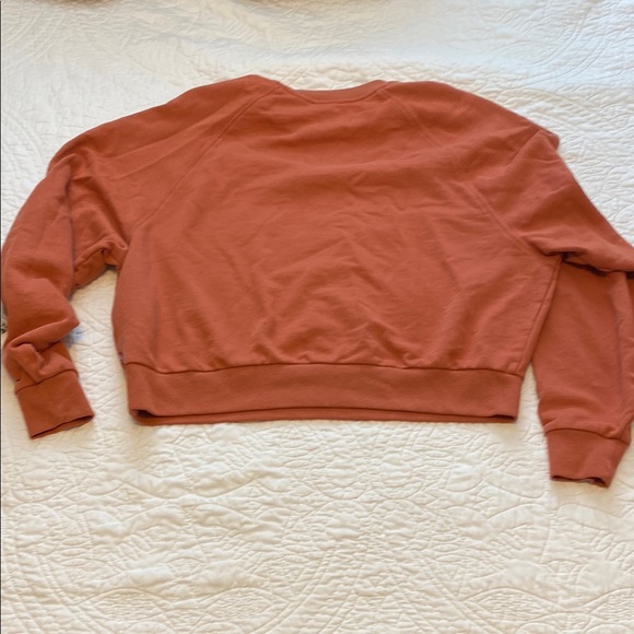 Levi's Rust Crewneck Semi-Cropped Sweatshirt Terracotta | Small - Picture 6 of 7